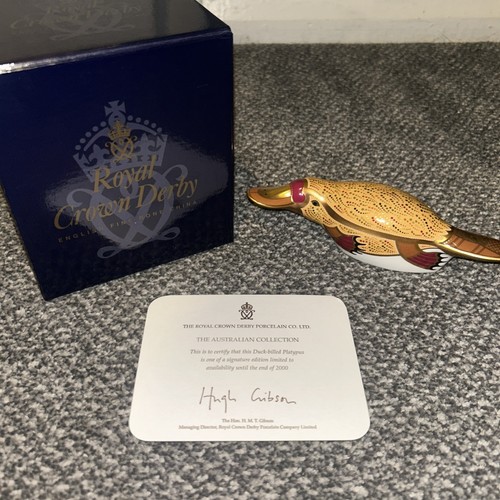 Royal crown derby duck billed - crown,