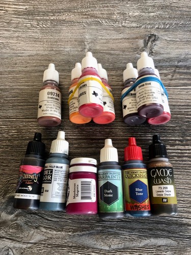 Acrylic paints bundle job - acrylic,
