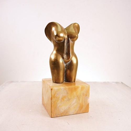 Vintage bronze artistic women - artistic,