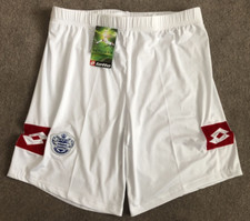 Queens Park Rangers 2013/14 Home Football Shorts Lotto White Mens Small QPR BNWT