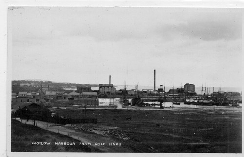 Arklow harbour from golf - arklow,