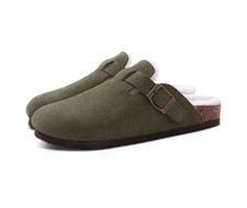 Faux suede Clog Slippers
