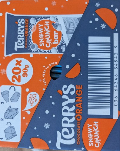 Terry chocolate orange snowy - terry's,