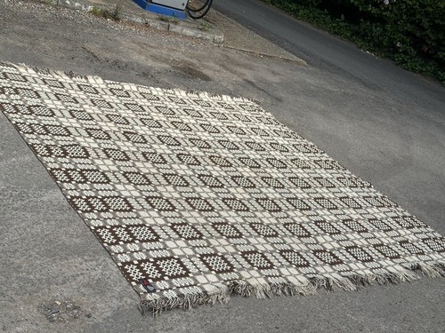 Vintage welsh blanket - vintage,