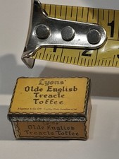 Vintage dolls house metal Olde English Toffee tin 