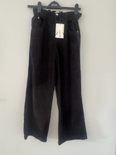 Zara Girls Black Cord Paperbag
