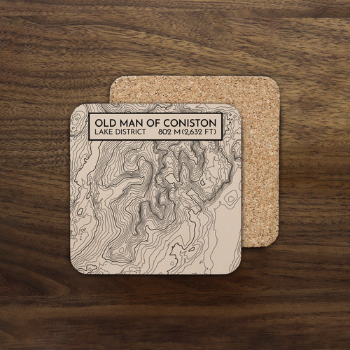 Old man coniston contour - of,