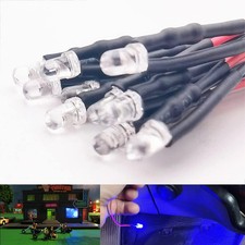 10x Grain LED Bulb & Wire Blue