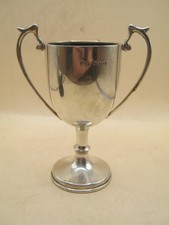 Vintage 1946 Sterling Silver Trophy - Table Tennis Award