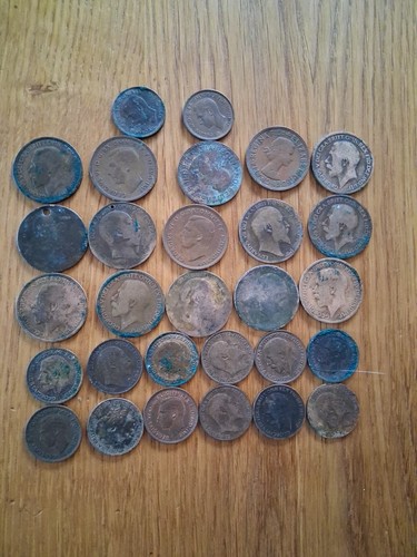 Job lot half penny - job, &