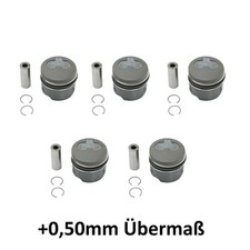 5x Pistons Oversize +0.50 for