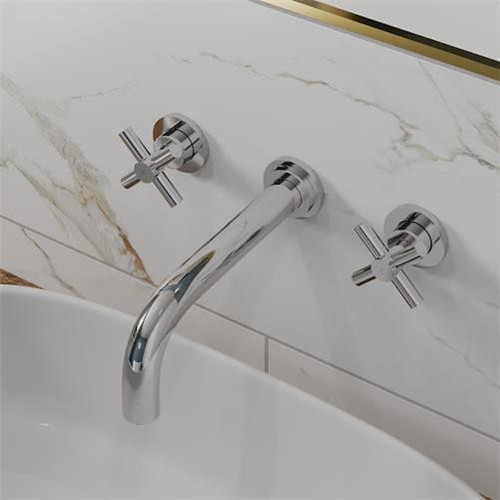 Wall mounted basin - basin, tap