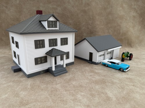 Scale house garage - house, &