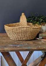 Vintage Hand Woven esparto