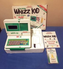 Vintage 1989 Talking Whizz Kid "IQ Builders With Computer Voice Ages 5+