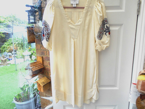 Halston linen mix - halston, dress