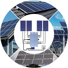 1200W WVC Balcony Power Station Module Inverter Microinverter 4x MPP Tracker 220V