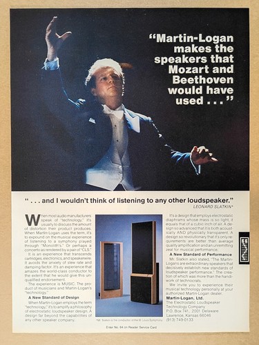 1987 martin logan speakers - 1987, martin-logan