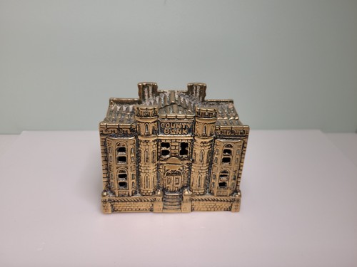 Vintage brass metal county - vintage,