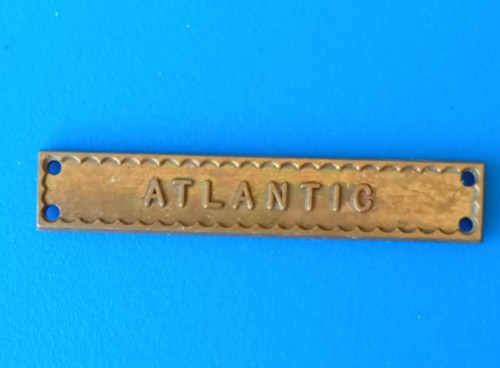 Atlantic full size medal - medal, clasp