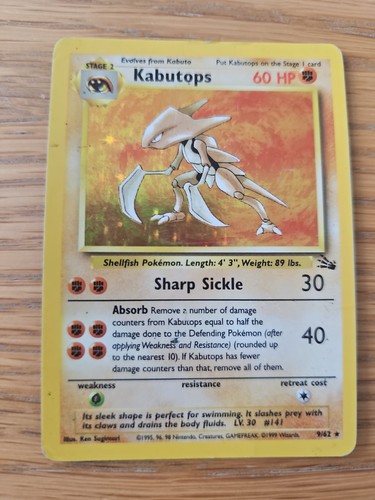 Pokémon tcg kabutops fossil - pokémon,