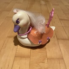 Vintage 1986 Tonka Keyper Princess Swan no 809569, with Key, Brush & Keyring