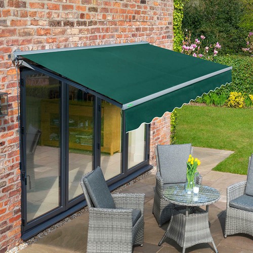 Half cassette awning - half, electric