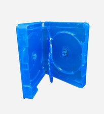 1 x Amaray 3 Blu-ray Disc Case With 21 mm  Spine for 3-Discs Blue