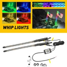 2Pcs 3FT LED Whip Light