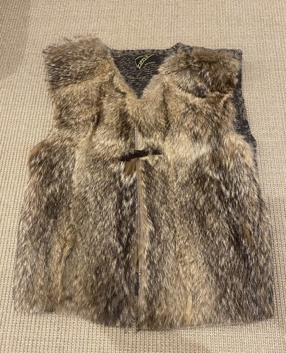 Vintage raccoon fur gillet - fur,