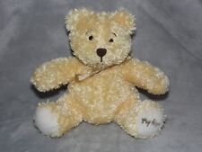 Mothercare My First bear soft toy yellow teddy cream comforter