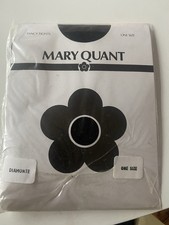 1.	Mary Quant Black Fancy Tights Diamanté Ankle NHC Made in England 1970s