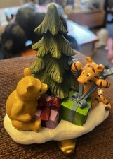 Vintage Disney Classic Winnie The Pooh Tigger Christmas Stocking Holder Rare