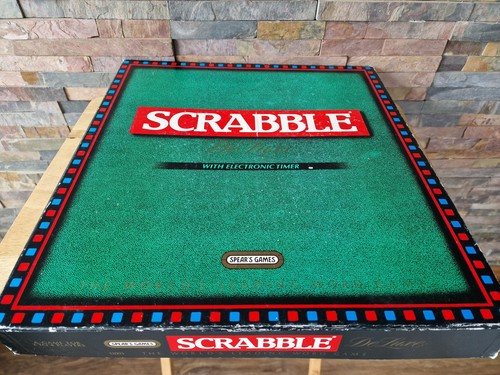 Scrabble deluxe board game - deluxe,
