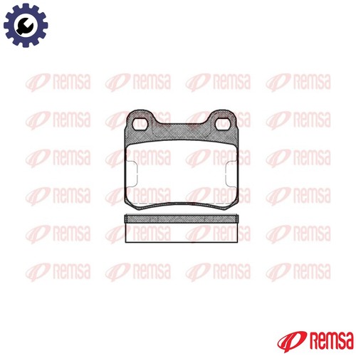 Brake pad set - brake,