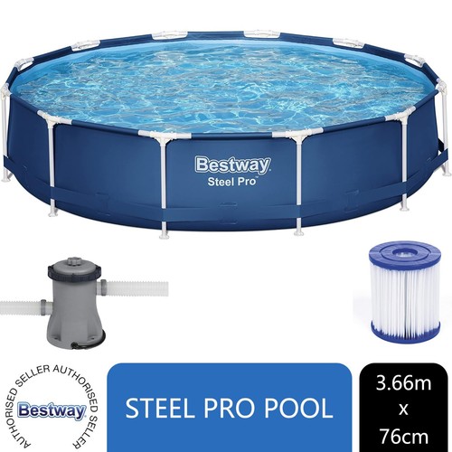 Bestway 12ft family steel - family,