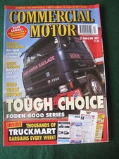 COMMERCIAL MOTOR APR 1997 FODEN 4000 SERIES BEATING CONGESTION ARCTIC HAULAGE