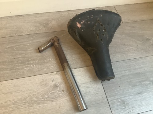 1939 wrights bike saddle - wrights,
