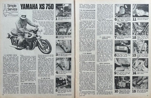 Yamaha xs750 trilpe - yamaha,