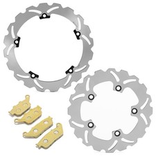 Front Rear Brake Discs Rotors