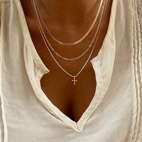 Cross necklace set pieces - necklace,