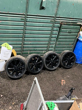 17” 4 x Ford Fiesta Alloy Wheels Alloys With Tyres St Line black