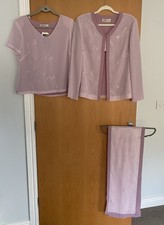 Jacques Vert 3 Piece Set . Top Size: 12. Jacket Size: 14. New. Never Worn .