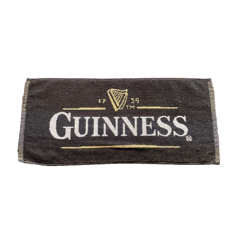Guinness beer bar towel - guinness, harp