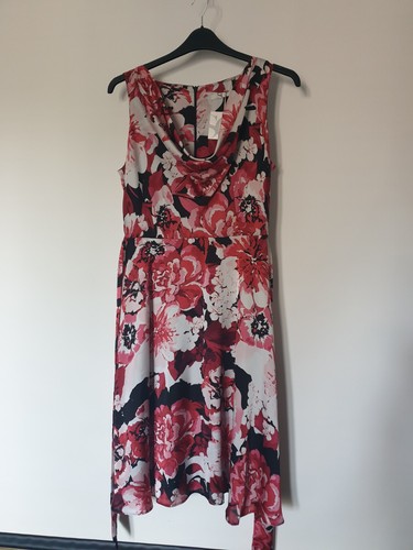 Nwt sophie gray red - gray, floral