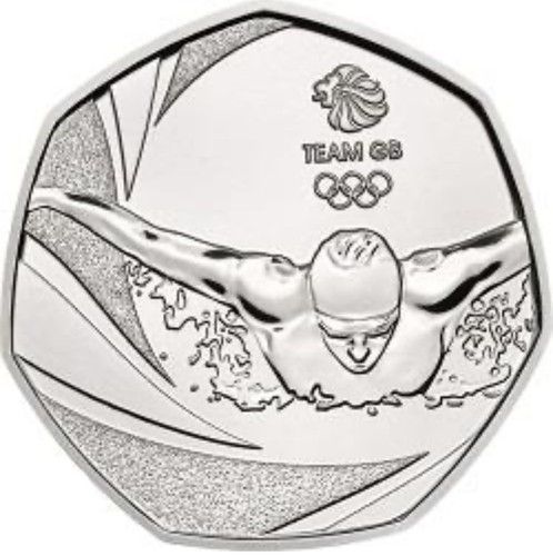 2016 olympic swimming - , 50p