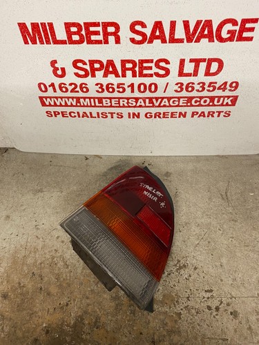 Toyota starlet reg - reg, rear