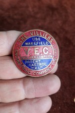 VINTAGE ENAMEL MOTORCYCLE TANK