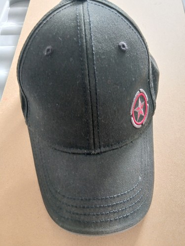 Black fear baseball cap - black, no