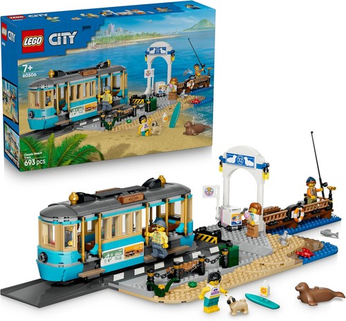 Lego city classic beach tram - lego,